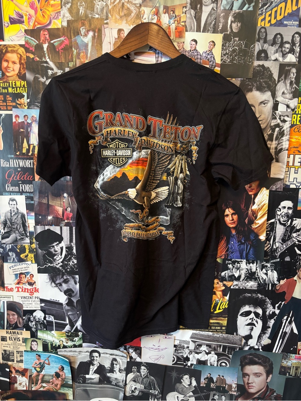 Harley-Davidson Black Grand Teton Eagle Graphic Tee
